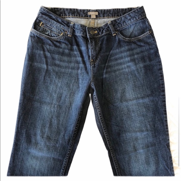 J. Jill Jeans Size 10P Straight Leg Dark Wash - Picture 2 of 7